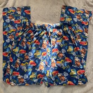 Disney Pixar Cars Lounge Pants Men’s M Lightning McQueen Mater Intimo Pajamas
